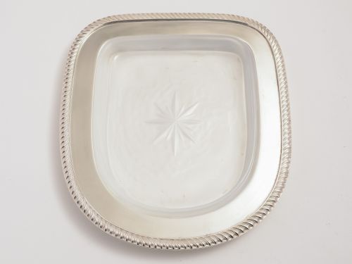 Silver plated cheese dish