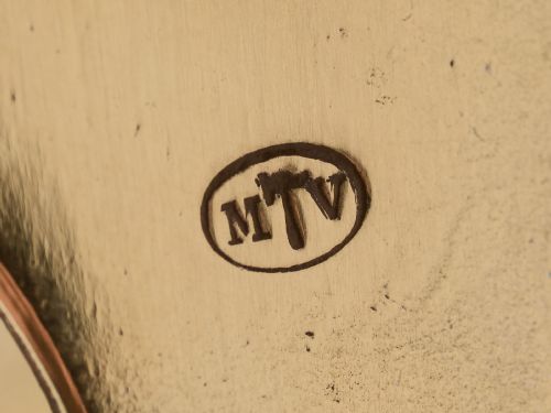 Victorian 2 door brass photo frame