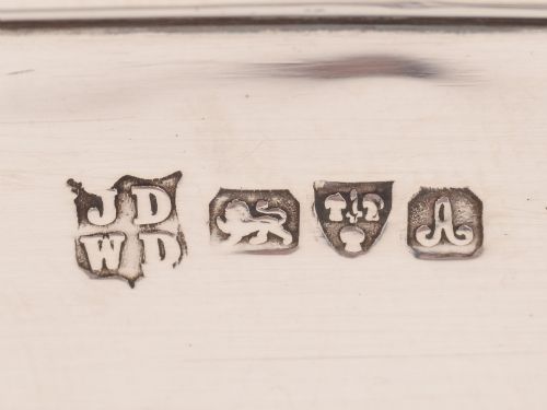 Edwardian Silver and Glass Stamp Roller