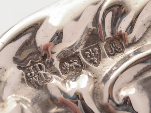 Pair of Edwardian silver bon bon dishes