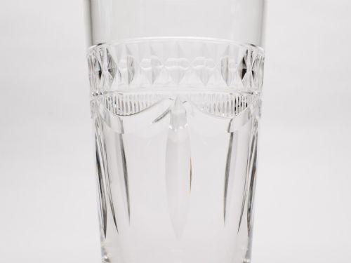 Set of 6 English Edwardian pint glass tumblers