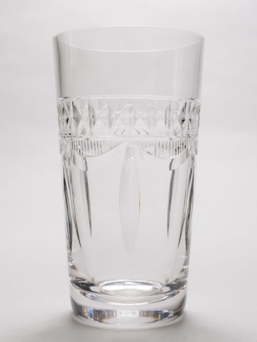 Set of 6 English Edwardian pint glass tumblers