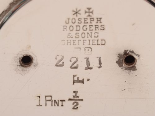 Large silver plated trophy cup with engraved decoration circa 1890