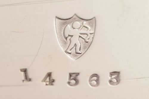 Late Victorian Silver plated bread basket with embossed edging circa 1890