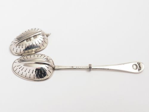 Silver Teaette Patented Tea Infuser Hallmarked London 1893