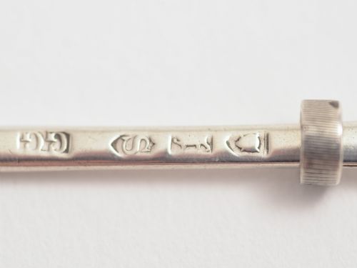 Silver Teaette Patented Tea Infuser Hallmarked London 1893