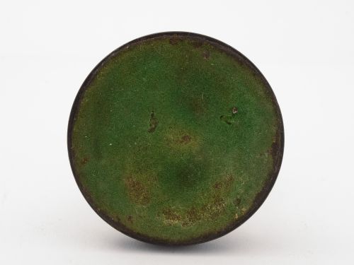 Victorian Combined Brass Thermometer and Compass Desk Ornament