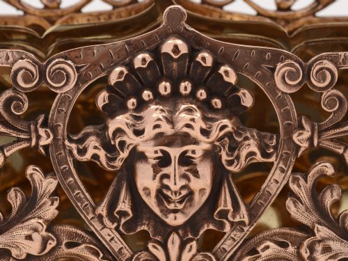 A Grand Victorian Brass Letter/Document Rack c. 1880