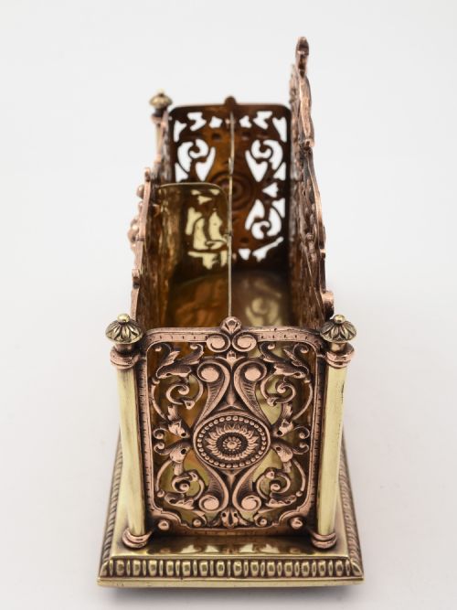 A Grand Victorian Brass Letter/Document Rack c. 1880