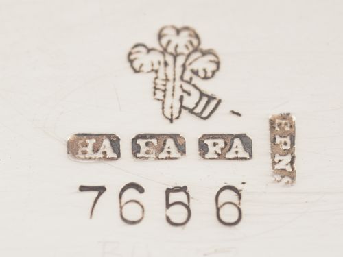 Edwardian Silver Plated Oval Shaped Salver/Tray c.1910