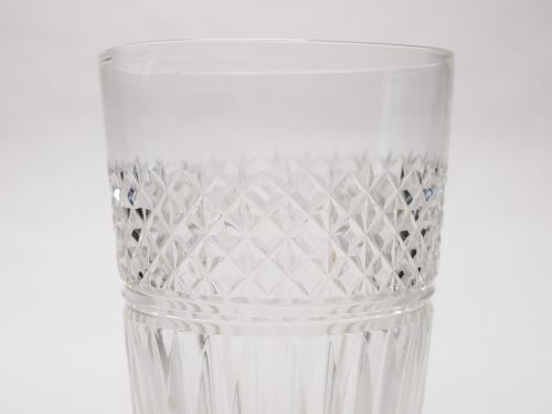 Pair of Large Cut Glass Edwardian Tumblers