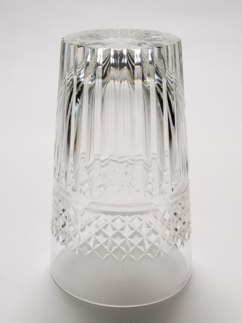 Pair of Large Cut Glass Edwardian Tumblers