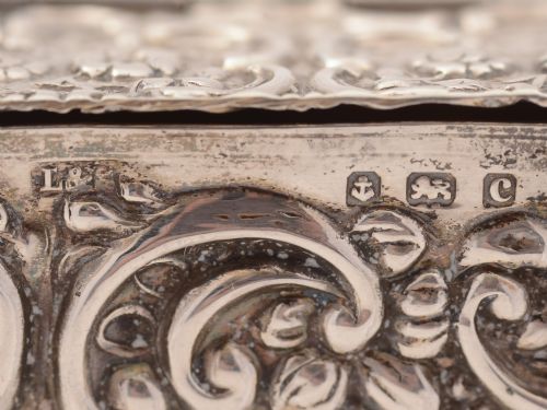 Unusual Edwardian Harpsichord Pill Box Hallmarked 1902