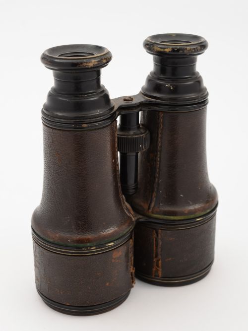 Large Pair of 19th Century Binoculars with NZ Railway Connection