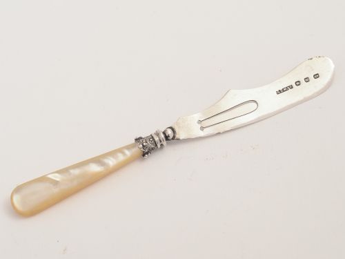 Victorian novelty silver BookMark