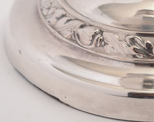 Pair of Silver Plated Telescopic Candlesticks Circa 1870