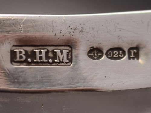 Dutch Decanter with Silver Mounts Circa 1912