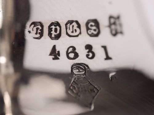 Victorian Glass and Silver Plated Claret Jug Circa 1880