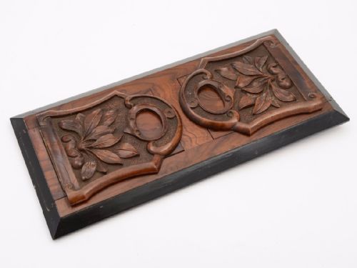 Victorian Figured Walnut Book Rack Circa 1880