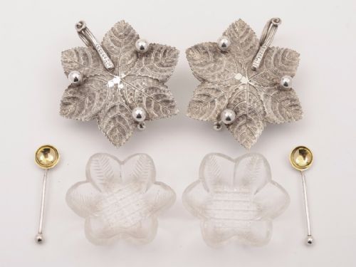 Pair of Elkington Salts 1892