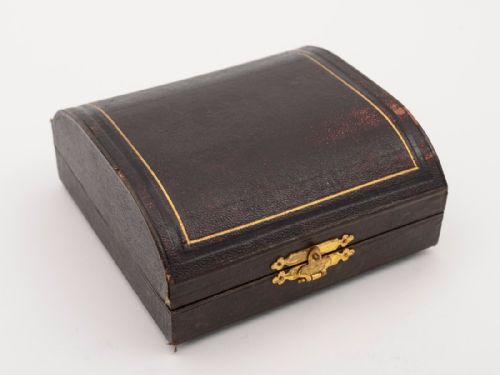 Cased Set of 6 Victorian Engraved Napkin Rings Circa 1890