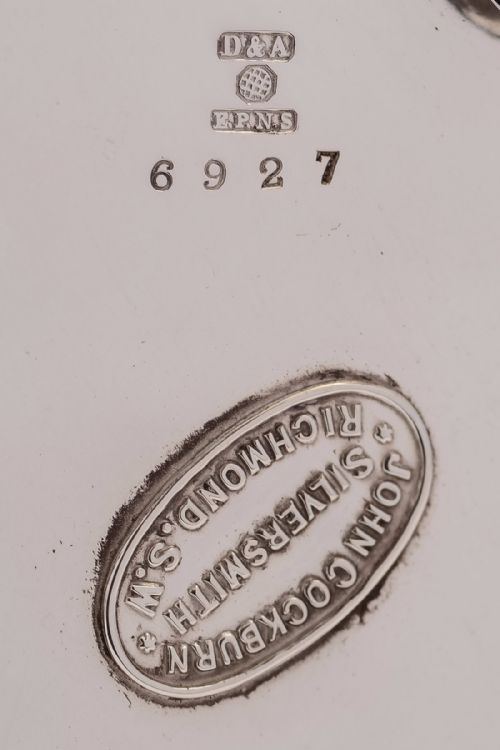 Edwardian Pierced and Embossed Silver Plated Wine Bottle Holder