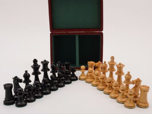 Boxed Staunton Style Chess Set Circa 1920