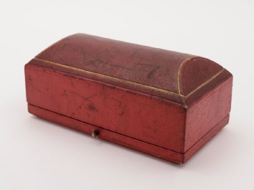 Cased Pair of Victorian Silver Napkin Rings 1896