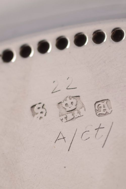 Victorian Silver Plated Salver 1865