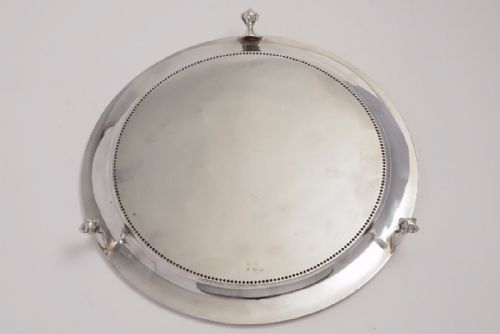 Victorian Silver Plated Salver 1865