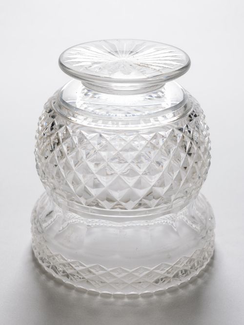 A Pair of Cut Glass Tea Mixing Bowls Circa 1830/40