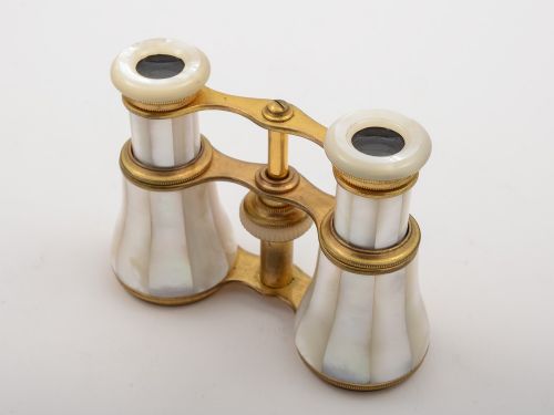 Pair of Mother of Pearl Opera Glasses Circa 1900