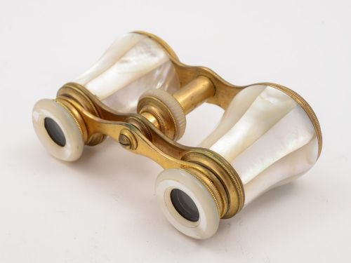 Pair of Mother of Pearl Opera Glasses Circa 1900