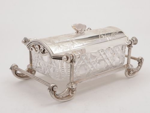 Elkington Silver Plated Butter Dish 1896