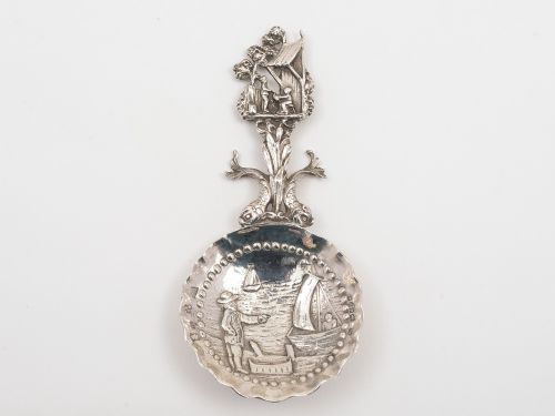 Dutch Silver Caddy Spoon London 1899