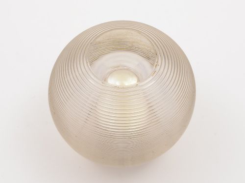 Victorian Threaded Glass and Silver Match Striker 1899