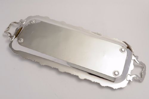 Oblong Silver Plated Serving Tray Circa 1920