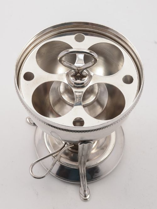 Victorian Silver Plated Egg Coddler Circa 1880