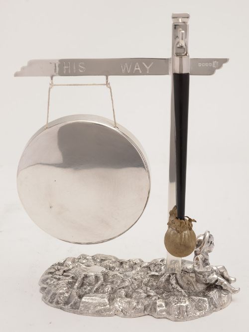 Victorian Novelty Dinner Gong Circa 1880