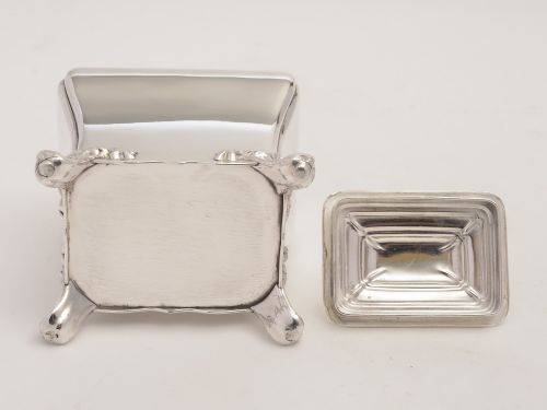 Victorian Sheffield Plated Tea Caddy Circa 1840