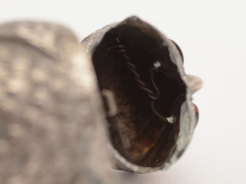 Novelty Victorian Owl Vesta Circa 1890