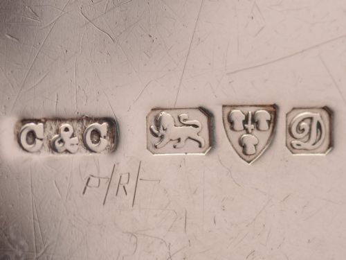 Edwardian Silver Heart Shaped Trinket Box Chester 1904