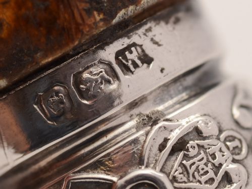 Victorian Antler Handled Magnifying Glass Circa 1889