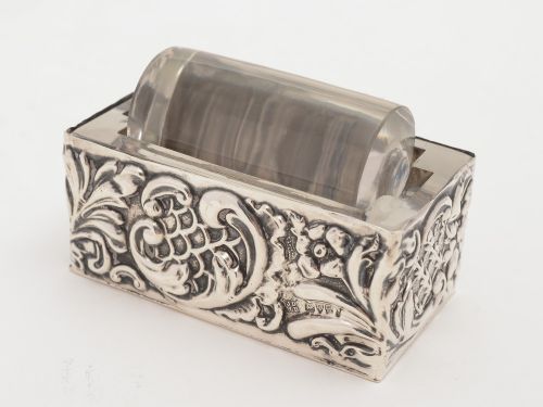 Edwardian Silver Stamp Roller Chester 1902