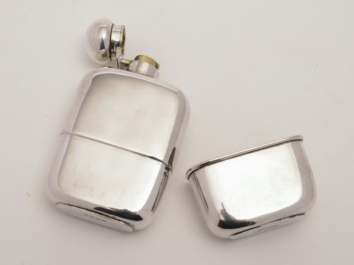 Edwardian Hip Flask Circa 1910