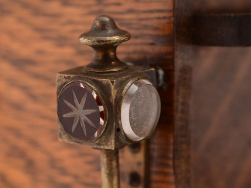 Victorian Oak Smokers Companion Wagon Circa 1880