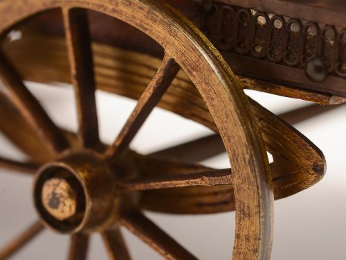 Victorian Oak Smokers Companion Wagon Circa 1880
