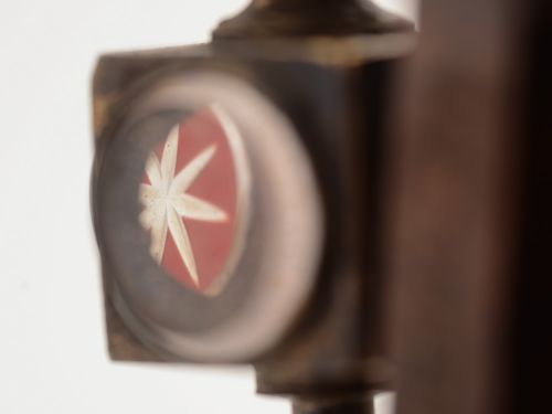 Victorian Oak Smokers Companion Wagon Circa 1880