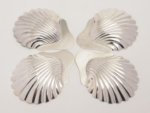 Set of 4 Edwardian Butter Shells Circa 1900