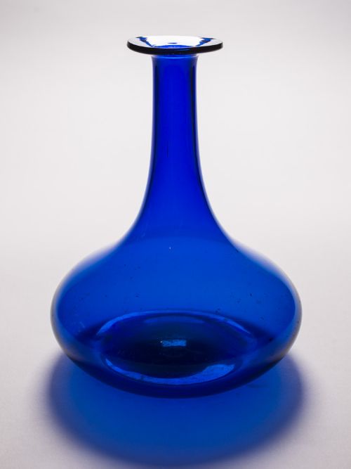 Georgian Bristol Blue Glass Decanter Circa 1810